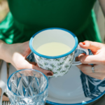 TAZÓN BOCA ANCHA FLORES Y OLIVO - Imagen 2