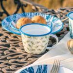 TAZÓN BOCA ANCHA FLORES Y OLIVO - Imagen 4