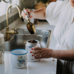 CUENCO BOMBÉ GRANDE FLORES Y OLIVO - Imagen 2