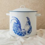 OLLA GUISERA GRANDE GALLO AZUL