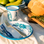 SET PLATOS X3 GALLO AZUL - Imagen 3