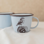 TAZÓN BOCA ANCHA BORDE MARRÓN HORNERO