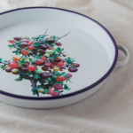 FUENTE CIRCULAR GRANDE BORDE VIOLETA PIQUILLÍN - Imagen 3