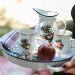 FUENTE CIRCULAR GRANDE BORDE VIOLETA PIQUILLÍN - Imagen 2