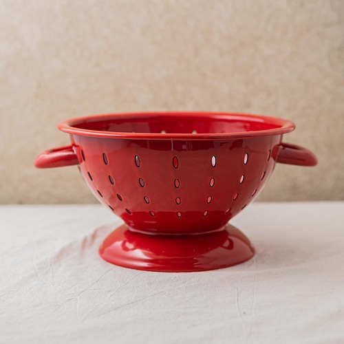 COLADOR ENLOZADO ROJO