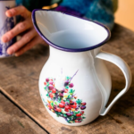 JARRA BOMBÉ BORDE VIOLETA PIQUILLÍN - Imagen 2