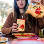 VASO CILÍNDRICO ROSAS - Imagen 5