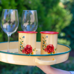 VASO CILÍNDRICO ROSAS - Imagen 2