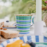 VASO CÓNICO CHICO AZUL VERDE - Imagen 3