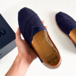 ALPARGATA NAICO COMBINADA AZUL Y CUERO - Imagen 3