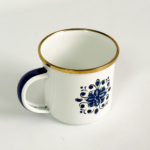 JARRITO MATE CON ASA FLORES AZULES - Imagen 2
