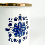 JARRITO MATE CON ASA FLORES AZULES - Imagen 4