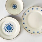 PLATO CHICO FLORES AZULES - Imagen 3