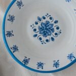 SETX3 PLATOS FLORES AZULES - Imagen 4