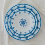 SETX3 PLATOS FLORES AZULES