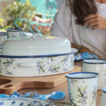 FUENTE OVAL CON TAPA FLORES Y OLIVO - Imagen 4